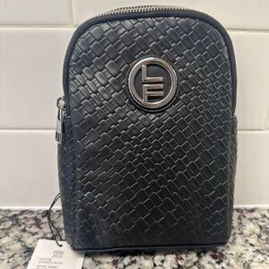 Black Woven Slingbag
